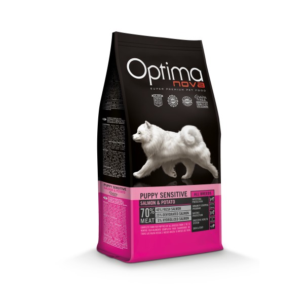 Optima nova Puppy Sensitive (Σολομό & πατάτα) 12kg