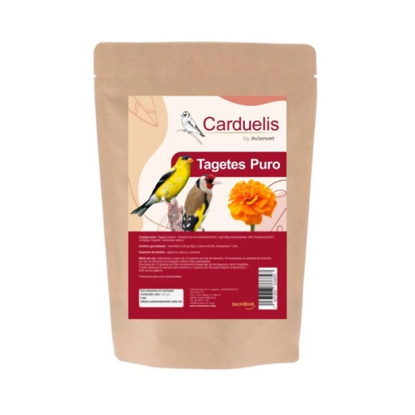 Avianvet Carduelis Tagetes Puro - Φυσική χρωστική για καρδερίνες - 100gr