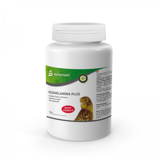 AVIANVET FEOMELANINA PLUS NEW FORMULA - Διεγερτικό φαιομελανίνης (ΝΕΟ ΥΔΑΤΟΔΙΑΛΥΤΟ ΠΡΟΪΟΝ) - 125gr