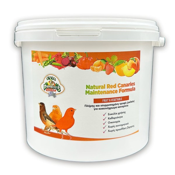 Evia Parrots Natural Red Canaries Μaintenance 2kg