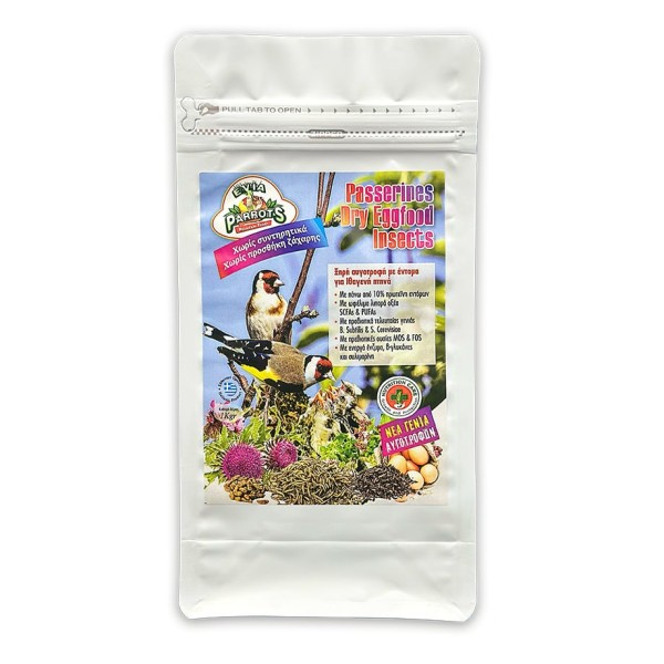 Evia Parrots Passerines Dry Eggfood Insects 1kg