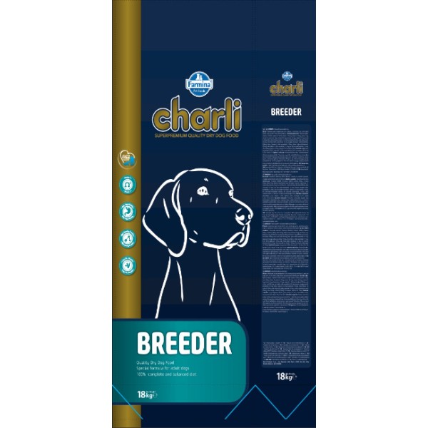 Charli Breeder Πλήρης Τροφή για Ενήλικους Σκύλους 18kg