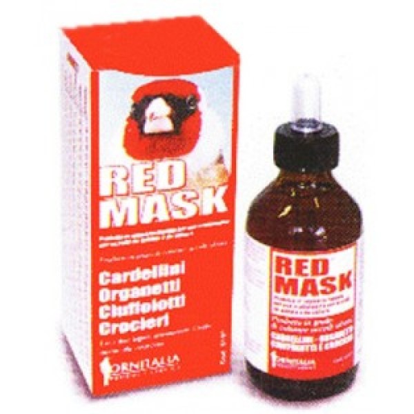 Ornitalia - RED MASK - Χρωστική για καρδερίνες και ιθαγενή - 100ml