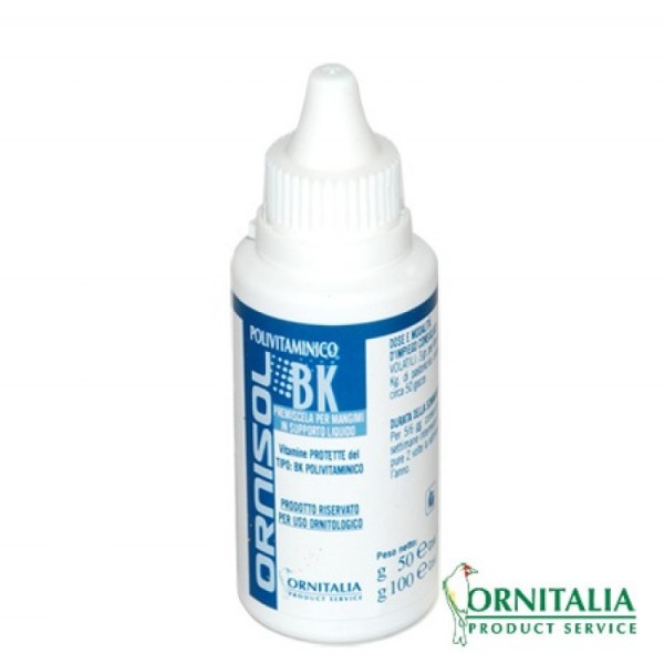 Ornitalia - Ornisol BK - Σύμπλεγμα ομάδας Β και βιταμίνη Κ - 50ml