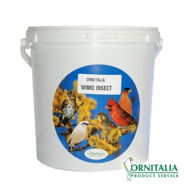 Ornitalia - Wimo Insects Soft Food - Πλήρης τροφή για εντομοφάγα με έντομα - 3,5kg