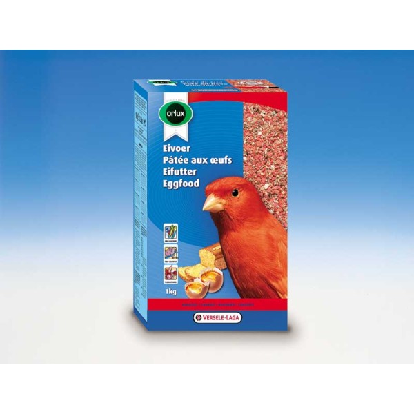 ORLUX Αυγοτροφή Καναρινιών με κόκκινο Παράγοντα 1 kg
