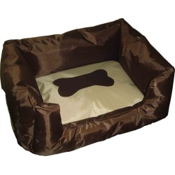 Kρεβατάκι poly καφέ κοκαλάκι αδιάβροχο 50cm