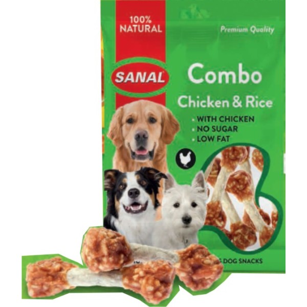 Sanal Combo Chicken & Rice 100gr