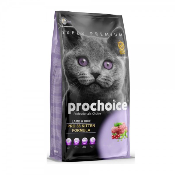 ProChoice 38 Kitten Αρνί και Ρύζι 15kg